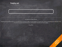 Tablet Screenshot of liveplay.net